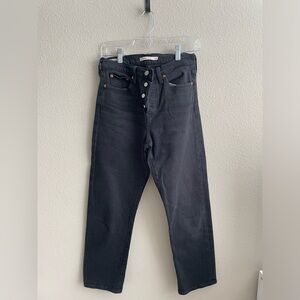Levi’s wedgie jeans in black (size 26)